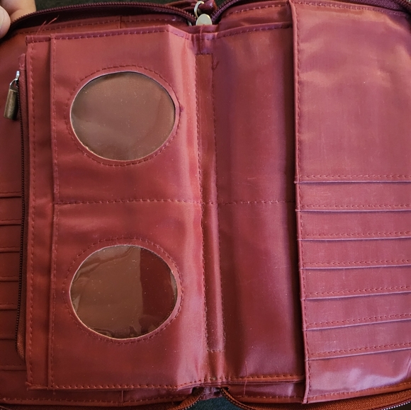 EUC Maroon Leather Like Wallet - Picture 4 of 4